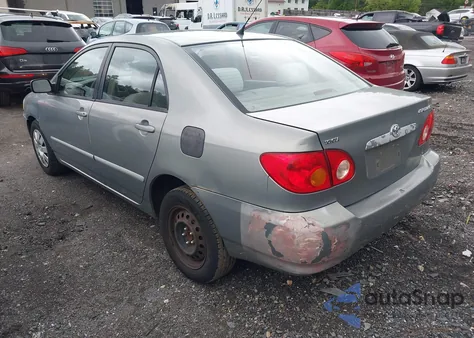2004 Toyota Corolla Le z USA, uszkodzony, nr VIN 2T1BR38EX4C211833